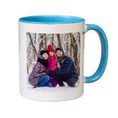 Royal blue inner colour mugs for your special occation