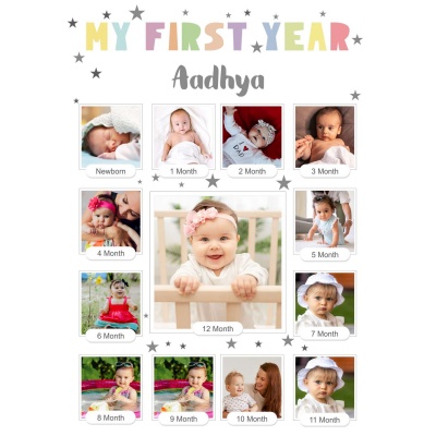 First year frame for your kids