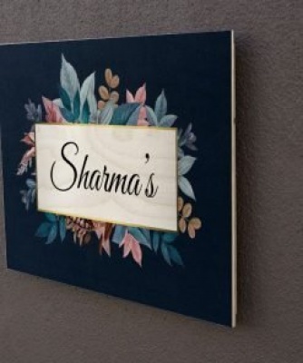 Stylish name board for office and home decor