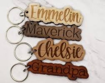 Engraving keychain
