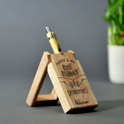 Engraving pen stand for your loved ones