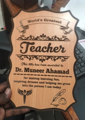 Cute Engraving gift for your teacher